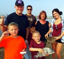 The Fleetwood Family of Lufkin TX had a blast fishing Rollover Pass today