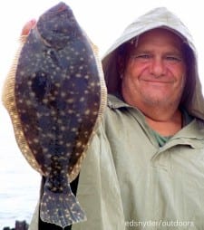 Tony of Hamshire TX took this pre-front flounder on berkeley gulp