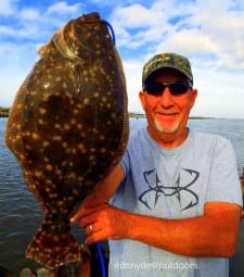 Gary Mann of Crystal Beach TX took this nice 21 inch doormat flounder on berkely gulp