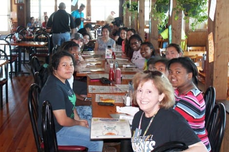 And they topped off their day with lunch at Stingaree.