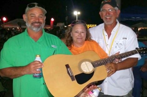 Mark Chesnutt autographed guitar Auction Winners: Bill and JoAnn Ackley