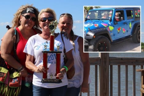 First Place: Tricia's Blue Jeep