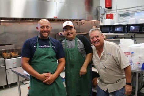 Thanks to the cooks: Delano Comeaux, Jose Cruz, and Craig Ward