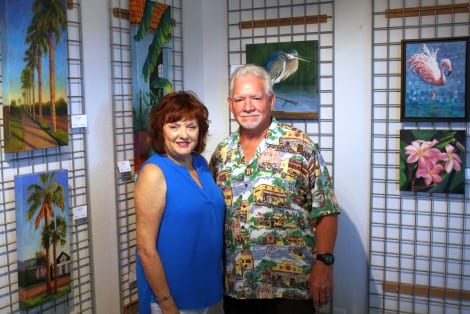 Artist Carol Outlaw-Wagner, pictured here with her husband Bob, is the featured artist for August and September at the Gallery By The Gulf, 1980 Hwy 87. Drop by the Gallery and view Carol's fine display. Hours are Thursday to Saturday, 10 am to 3 pm.