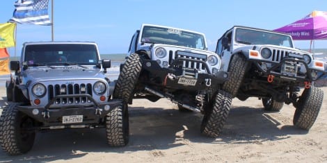 Jeeps At The Beach TX